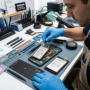 Замена аккумулятора Samsung